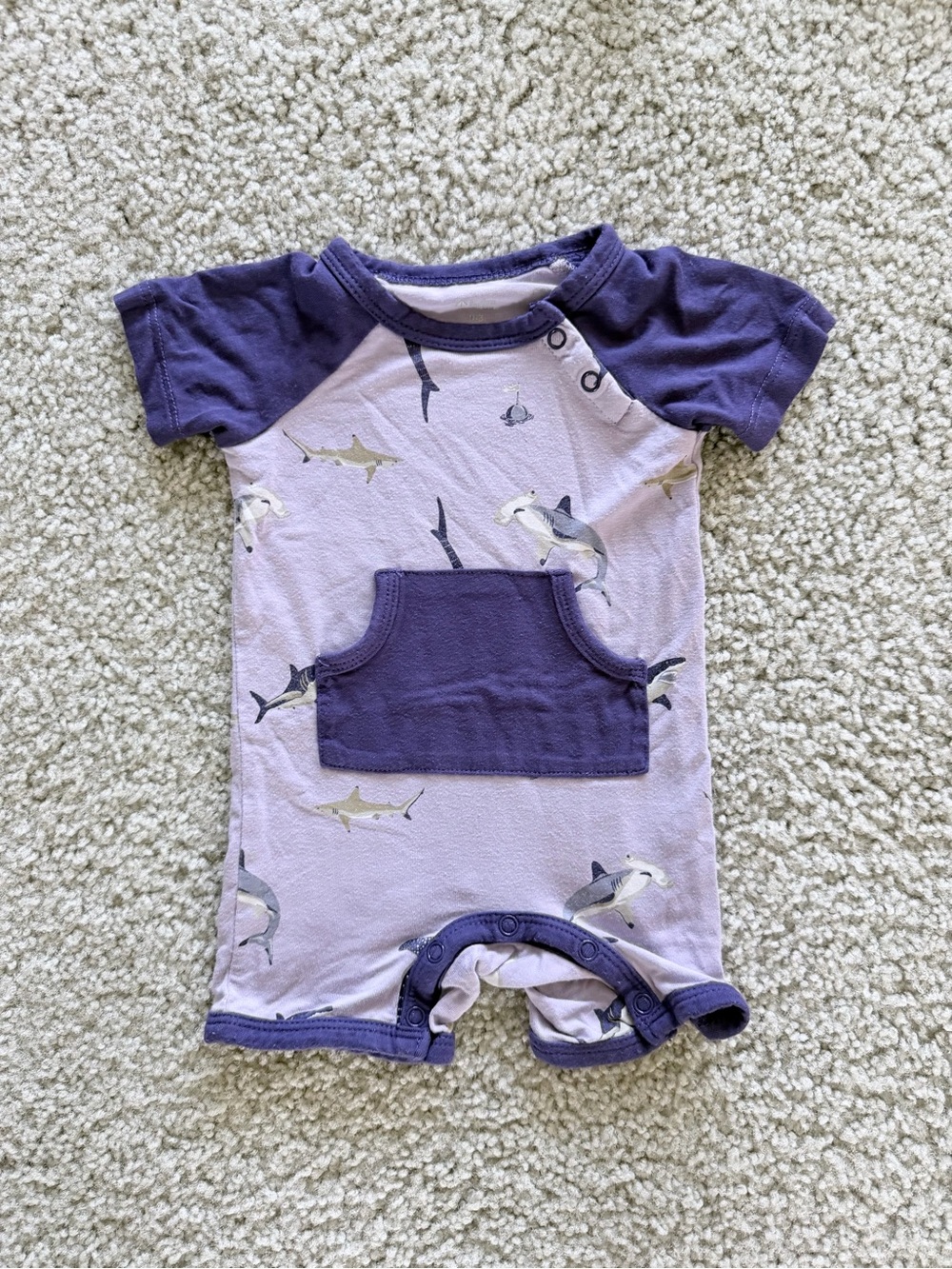 Kyte Baby “Taro Shark” Shortall